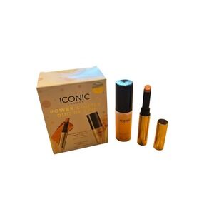 Iconic London Power Couple Duo Set Prep Set Glow Melting Touch Lip Balm Undone